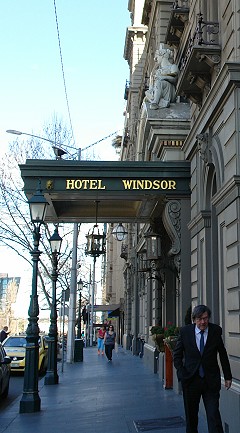 Entrance, Hotel Windsor, Melbourne, Victoria (c) 2014 Ali Kayn; 240x433