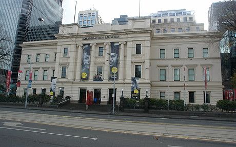 Exterior, Melbourne's Immigration Museum,; 460x287