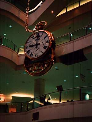 Melbourne Central Marionette Clock; 300x398