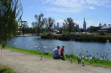 Albert Park Lake, Melbourne, Photograph by Ali Kayn