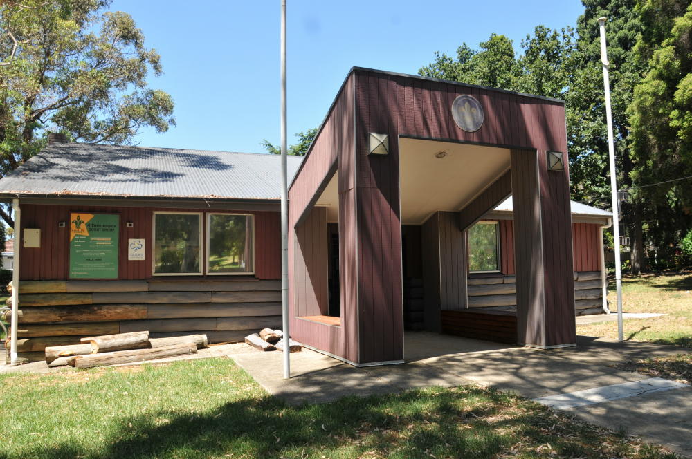 Scout / Guide Hall, Jacobs Reserve, Brunswick West, Victoria (c) MMXXII Ali Kayn; 1000x664