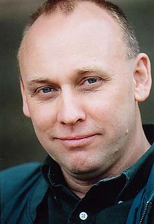 Australian author and screen writer Mark Shirrefs, photograph; 220x319